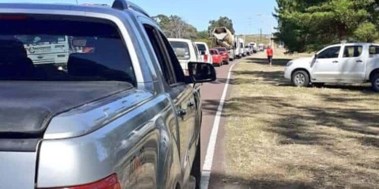 Con imágenes del éxodo a Monte Hermoso, el Presidente habló de concientización