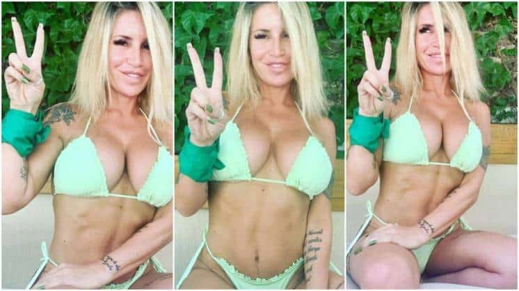 Sexy y de verde: así festejó Florencia Peña el anuncio del proyecto de ley de aborto legal