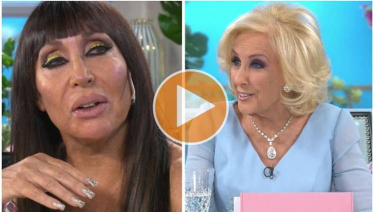 La pregunta sin filtro de Moria Casán a Mirtha Legrand: “¿Vos perdonaste infidelidades de tu marido?”
