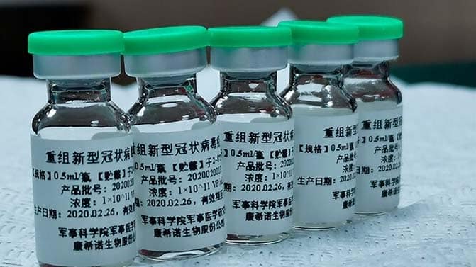 China dice haber desarrollado “con éxito” la vacuna contra el coronavirus y se prepara para su producción