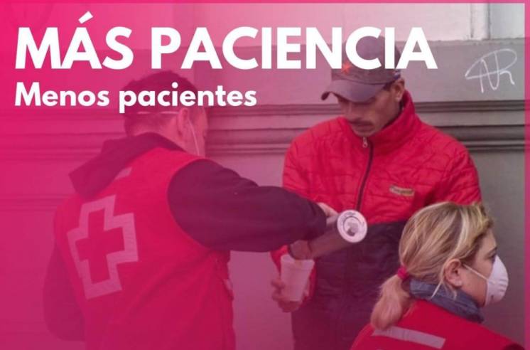 “Más paciencia, menos pacientes”: la campaña de la Cruz Roja para concientizar sobre la cuarentena