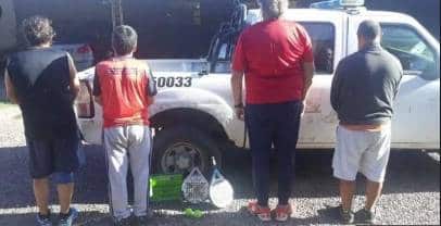 Violando la cuarentena, jugaban al paddle