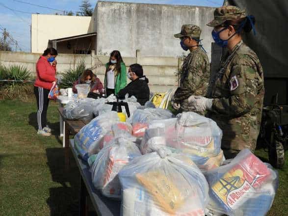 Punta Alta: repartieron 16 toneladas de alimentos