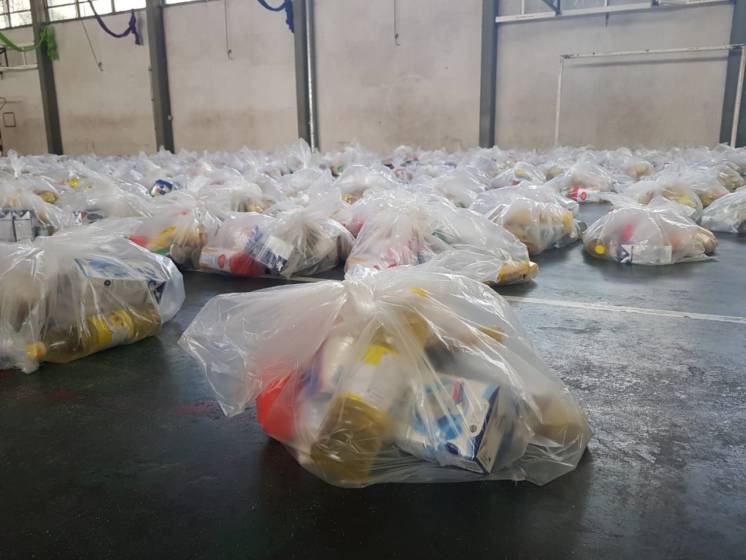 Así trabajan para llevar alimentos a los más necesitados