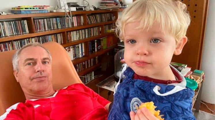 La divertida reacción de Mirko al ver a Flor Peña reemplazando a su papá