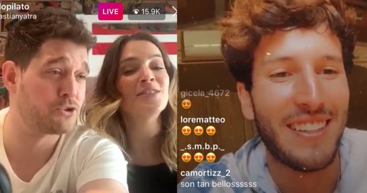 Luisana Lopilato y Michael Bublé hicieron un karaoke con Sebastián Yatra: “Increíble”