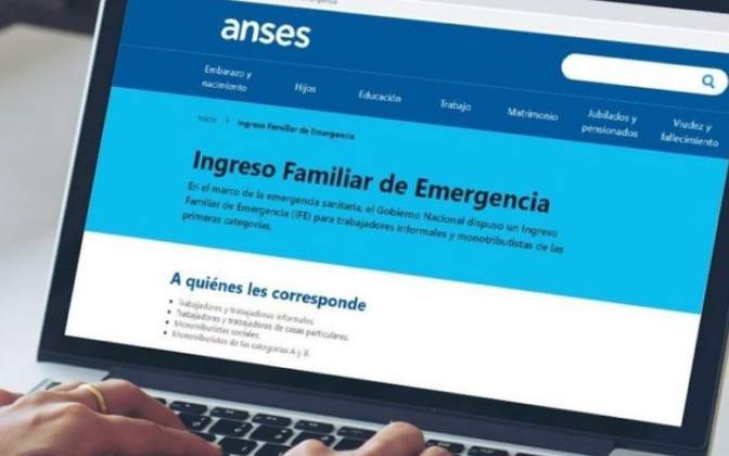 Oficializan el segundo pago del Ingreso Familiar de Emergencia