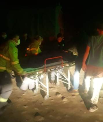 Hospitalizado tras caer de su moto