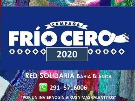 Campaña solidaria “Frío Cero 2020”