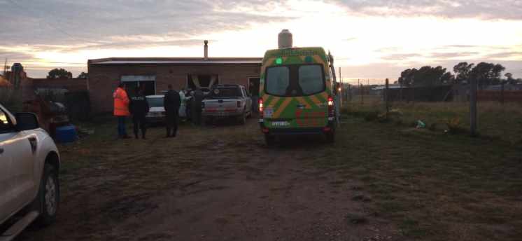 3 personas derivadas al hospital tras el incendio de su vivienda en Malharro al 2900