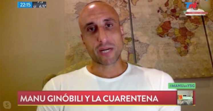 Coronavirus| Emanuel Ginóbili reflexionó sobre la pandemia: “Hay gente que no va a tener para comer”