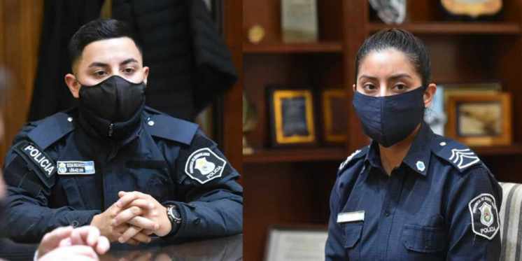 El intendente reconoció el compromiso de agentes policiales