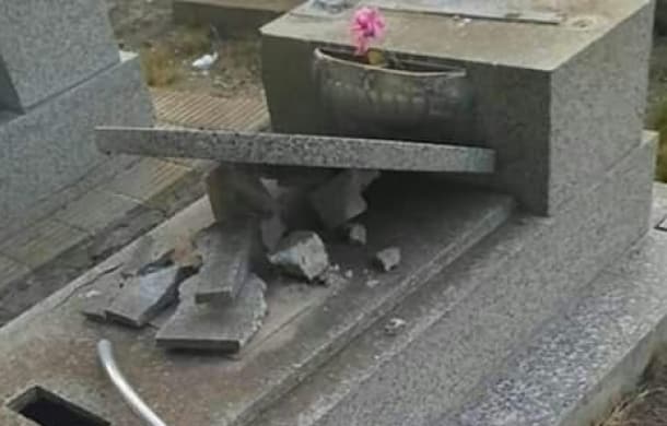 Indignantes imágenes de abandono y desidia del Cementerio de Stroeder