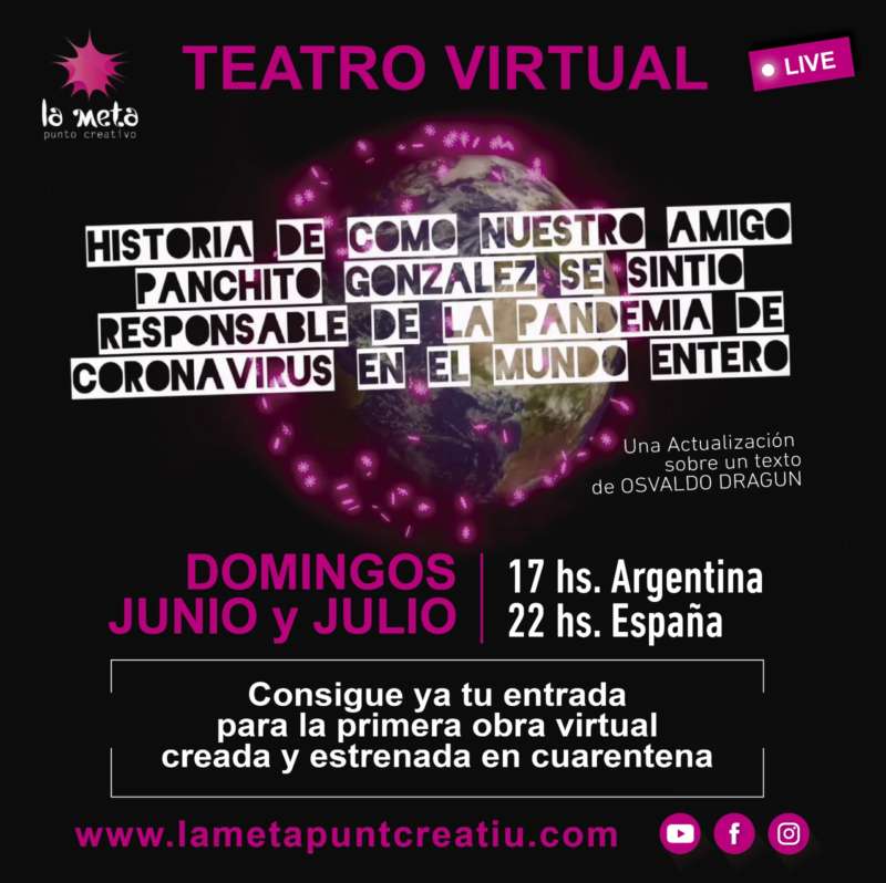 Del escenario a las redes, Teatro virtual bahiense