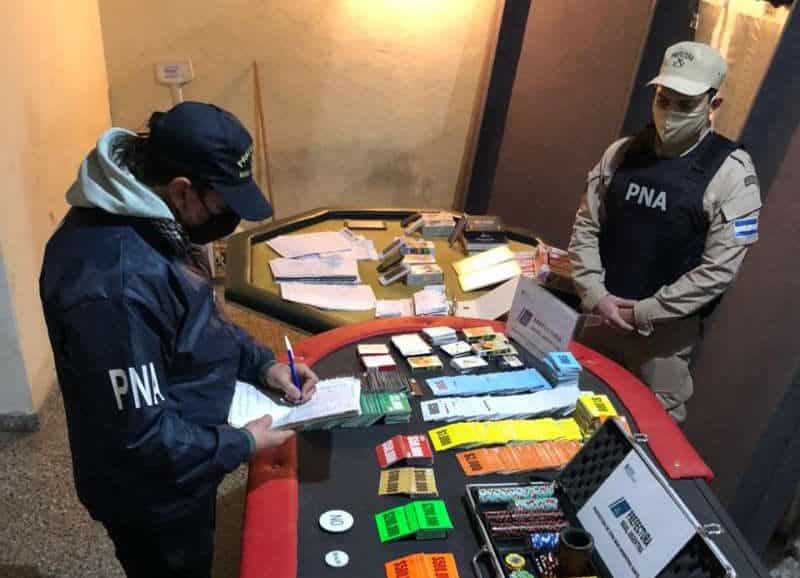 Prefectura descubre un casino clandestino y posible contrabando en Villa Mitre