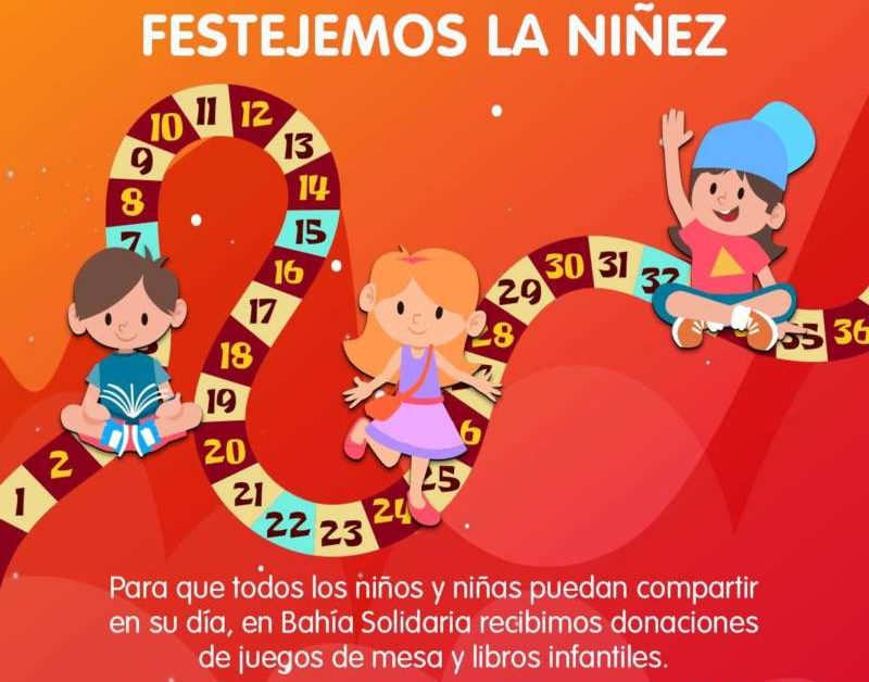 Bahía Solidaria – Recepción de juguetes, juegos de mesa y libros infantiles