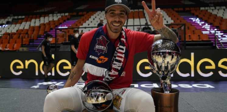 Baskonia, con Luca Vildoza, campeón de la ACB