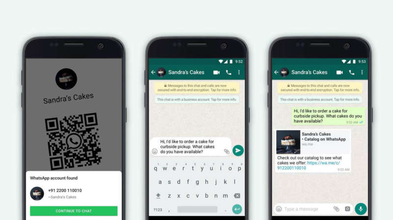WhatsApp extiende los códigos QR para contactarse con empresas