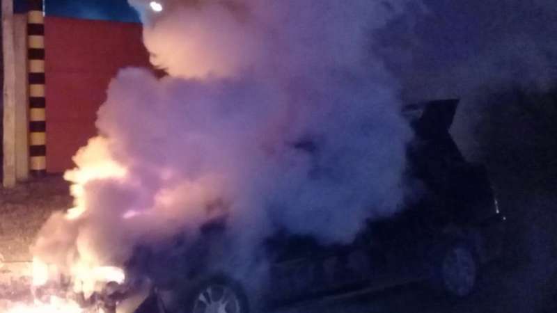 auto incendio
