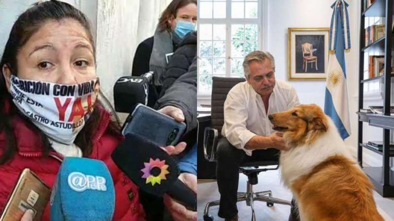 La mamá de Facundo contó que el presidente Fernández le regaló un perro sobrino de Dylan