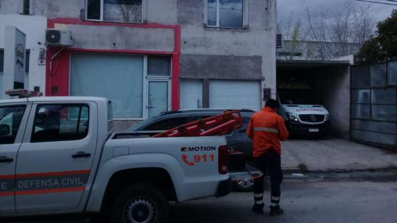 Un albañil cayó desde unos 4 metros de altura en una obra