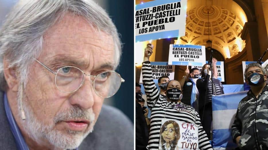 Luis Brandoni se refirió a la marcha frente a Tribunales: Hay cosas que la gente no tolera más