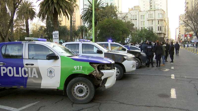 Continúa la protesta de la policía en Bahía