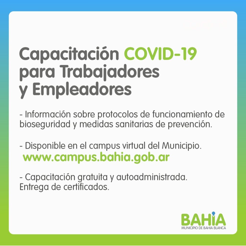 COVID-19 – Capacitación para Trabajadores y Empleadores