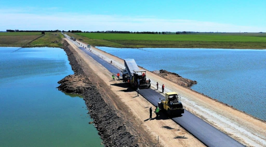 Avanzan los trabajos en la Ruta 3
