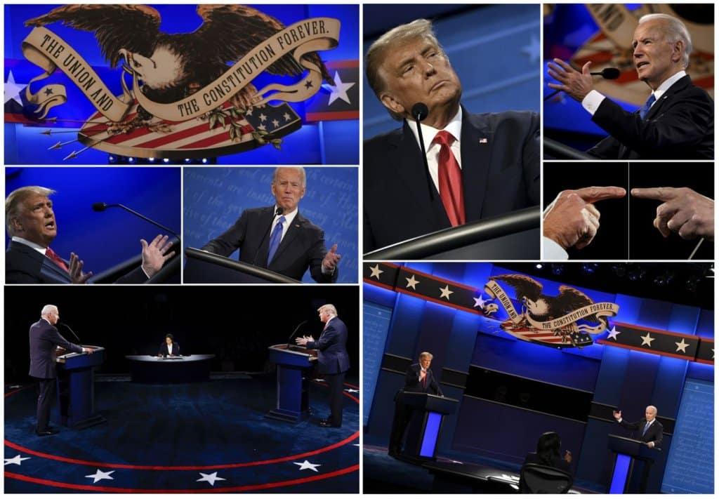 Quién ganó en el último debate presidencial, según los medios de EEUU