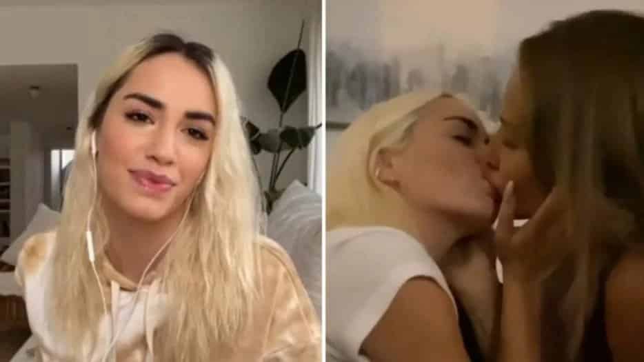Lali Espósito, se puso picante cuando le preguntaron si el beso con Alejandra Efímer estaba dedicado a alguien