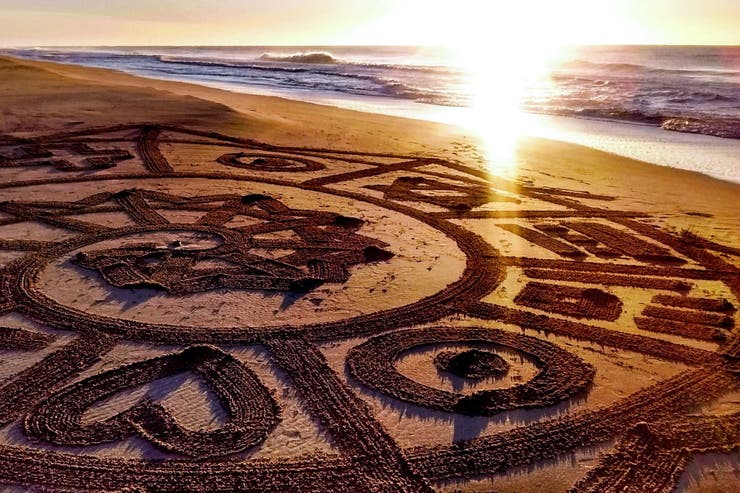 Los amaneceres artísticos en Villa Gesell, de la mano de María Lazarte
