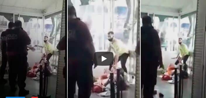 Video: así detuvieron al hombre que apuñaló a dos mujeres en una escuela de danzas