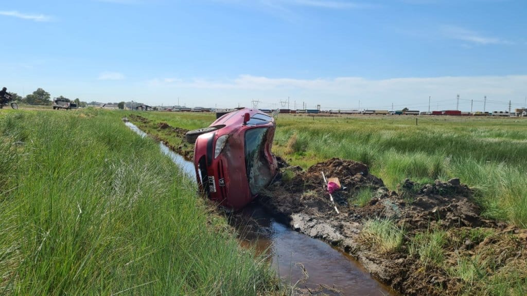 Volcó en la ruta 3, estaba alcoholizado