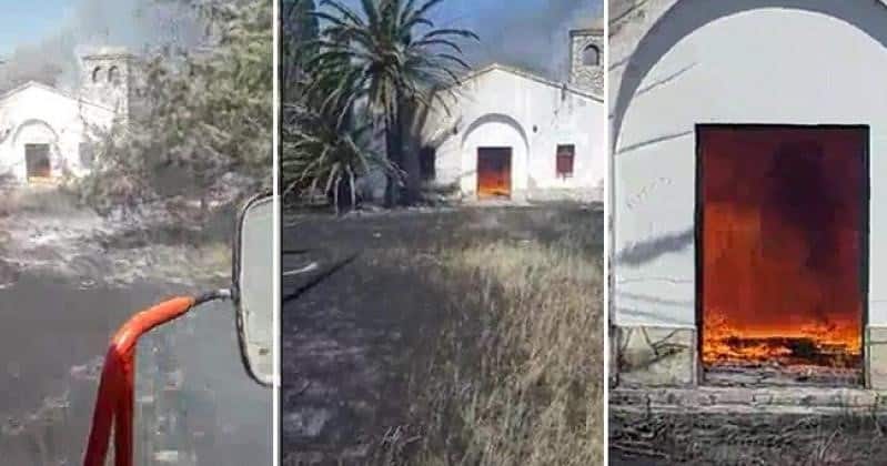 El fuego arrasó la capilla del antiguo barrio Puerto Rosales