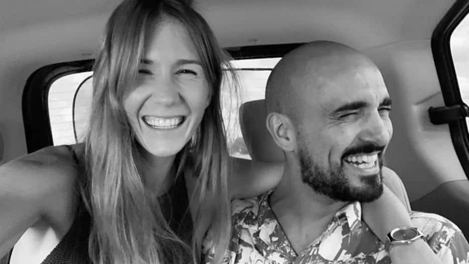 Abel Pintos publicó la primera foto familiar con Mora Calabrese: “La vida es con vos”
