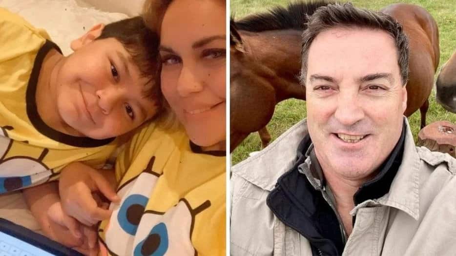 Dieguito Fernando Maradona irrumpió en una entrevista en vivo al novio de Verónica Ojeda y conmovió a todos: “Te quiero”