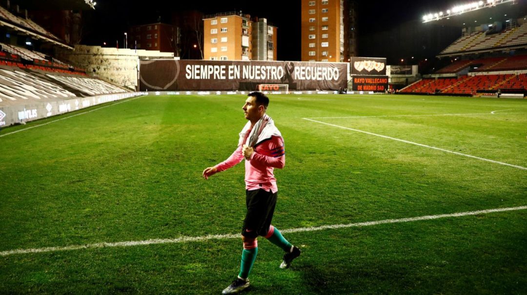 La foto de Lionel Messi versus Rayo Vallecano que se volvió viral
