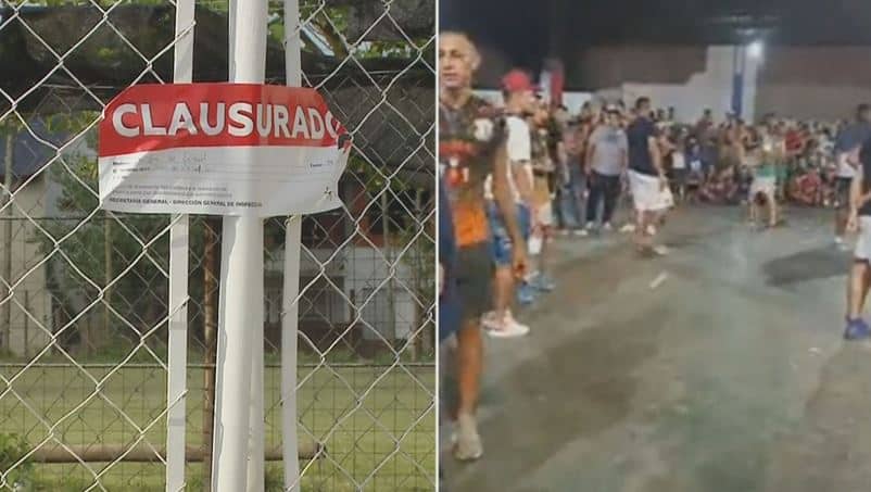 Más de 800 personas, alcohol y trompadas en un torneo de fútbol clandestino