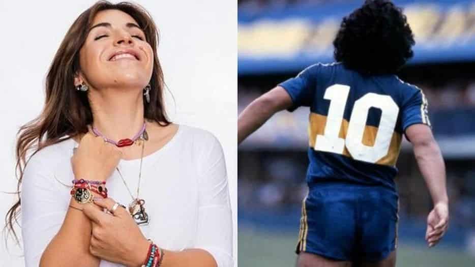 Gianinna Maradona festejó el triunfo de Boca con un recuerdo de Diego Maradona: “Gracias”