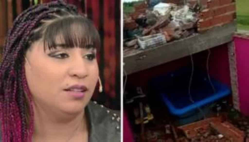 Rocío Quiroz rompió en llanto al contar los destrozos que dejó el temporal en su casa: “Fue algo horrible, explotó todo”