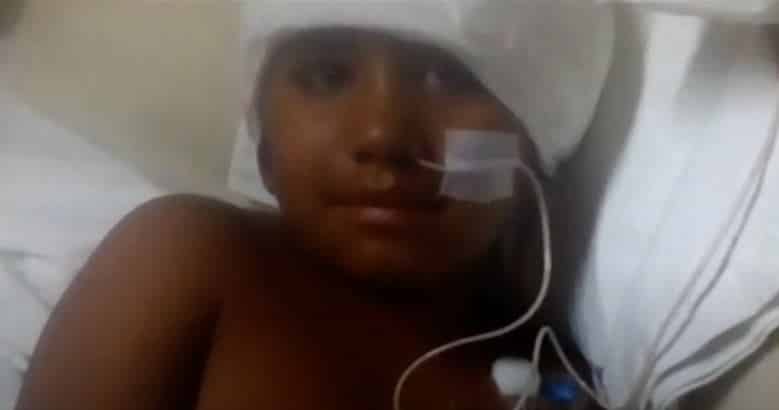 El drama de Cristiano: tiene 8 años, le descubrieron un tumor en el cerebro y vive en una casa de chapa