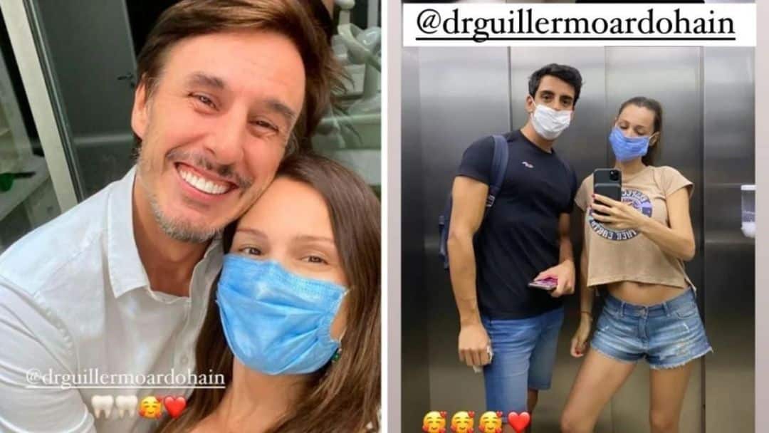 Pampita salió con Roberto García Moritán apenas recibieron el alta tras haberse enfermado de coronavirus