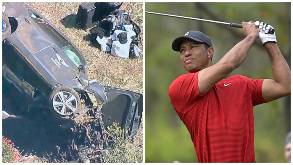 Tiger Woods sufrió múltiples fracturas en sus piernas tras un accidente automovilístico en Los Ángeles