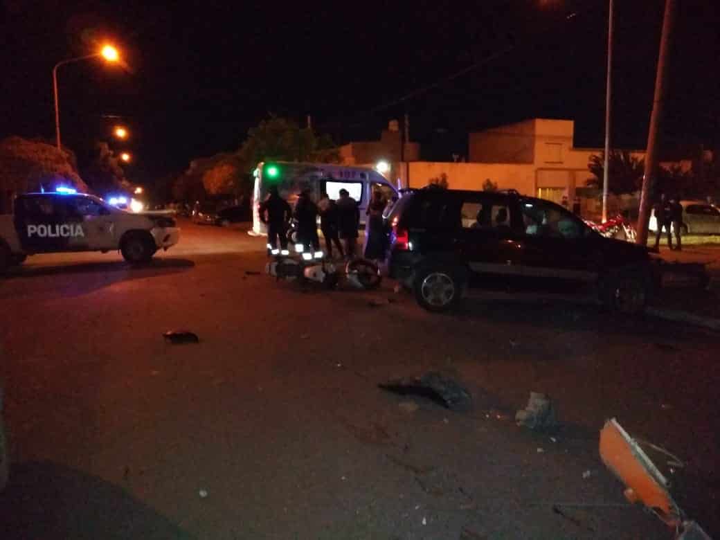 Falleció un joven motociclista accidentado en el barrio Noroeste