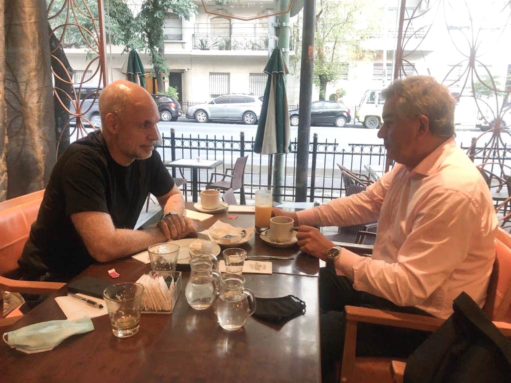 Héctor Gay se reunió con Horacio Rodríguez Larreta
