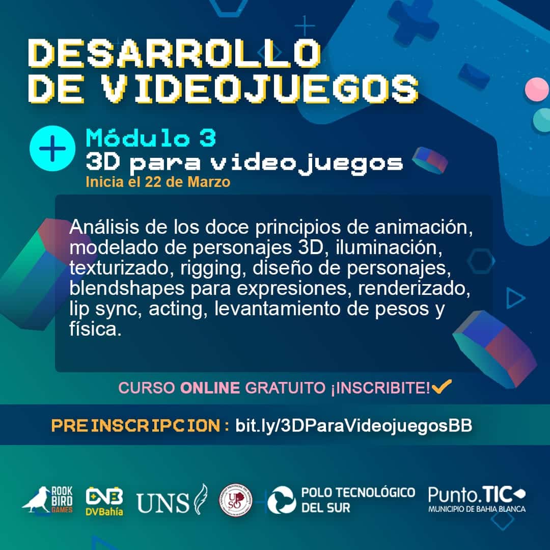 Curso 3D para videojuegos