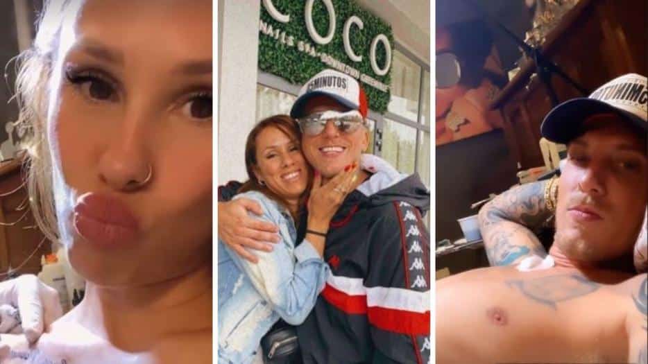 Barby Silenzi y El Polaco encendieron la polémica al tatuarse la misma frase: “Loca paranoica”