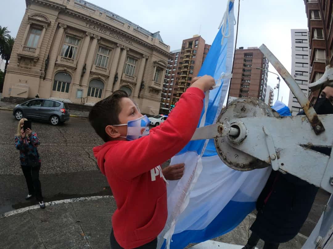 Joaquín, el amor por la bandera y un sueño cumplido