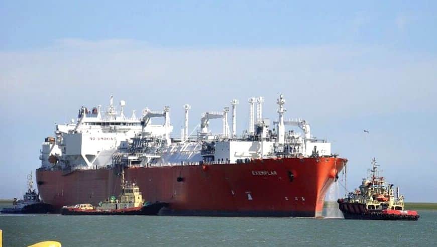 GNL: a fines de mayo regresa el busque regasificador a Bahía Blanca